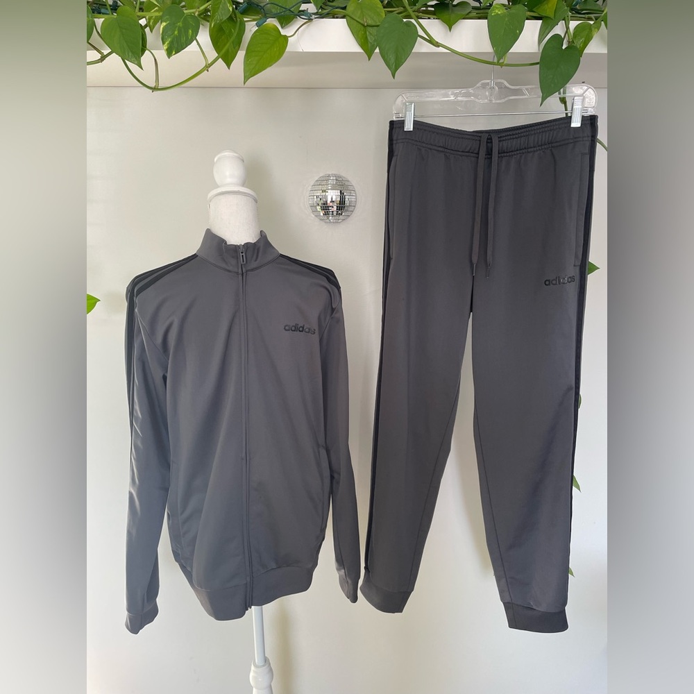 Men’s Adidas Tracksuit Essential Three Stripes Matching Set